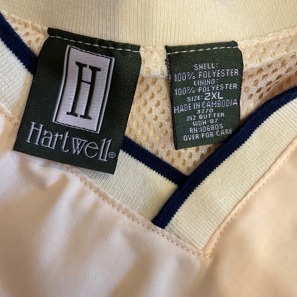 CAT Racing Yellow Long Sleeve Pullover  Windbreaker Jacket Men’s Size 2XL - Picture 4 of 6